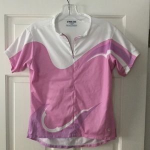 Pearl Izumi Cycling Bike Jersey Purple Half Zip L